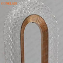 GobekUsa Crystal Bedroom Table Lamp: Romantic LED Atmosphere, Creative Design