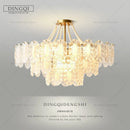 GobekUsa Cream Wind Crystal Chandelier - Elegant French Design for Luxury Living Spaces