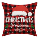 GobekUsa Christmas Pillowcase: Santa Claus Snowman Print for Living Room Sofa Decor