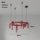 GobekUsa Circular Ring Pendant Lights - LED Chandelier for Home Living Room & Restaurant