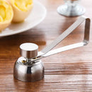 GobekUsa Egg Topper Set: Stainless Steel Cutter & Scissors for Boiled Raw Eggs