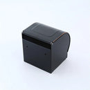 GobekUsa Black Carved Aluminum Bathroom Tissue Holder Toilet Paper Roll Rack