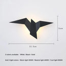 GobekUsa Elegant Triangular LED Wall Lamp for Bedroom Study Hotel Room