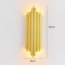 GobekUsa Gold Crystal Glass Wall Sconce Light Fixture for Luxury Bedroom Decor