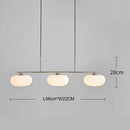 GobekUsa Glass Persimmon Chandelier: Bauhaus Medieval Inspired Milk White Lamp