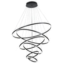 GobekUsa Circle Ring Art Chandelier for Duplex Villa Staircase Hall Living Room