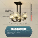 GobekUsa Crystal Chandelier: Modern Light Luxury for Living Room, Bedroom, Restaurant, Villa, Hotel