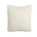 GobekUsa Beige Tufted Fringed Cushion Cover Cotton Linen Tassel Crochet Pillow Cover