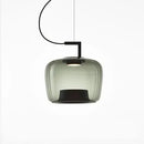 GobekUsa LED Glass Pendant Chandelier for Kitchen Living Room Dining Suspension