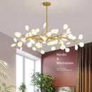 GobekUsa LED Firefly Chandelier: Modern Nordic Ceiling Lights for Luxury Home Decor