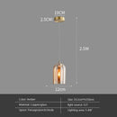 GobekUsa Double Glass Wall Art Light - Luxury Nordic Style for Bedroom and Aisle Decor