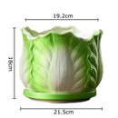 GobekUsa Chinese Cabbage Ceramic Vase: Table Decoration, Flowers Arrangement, Room Aesthetic Decor