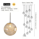 GobekUsa Crystal Ceiling Chandelier for Modern Loft Living Room, Home, Hotel, Kitchen, Bedroom Lighting
