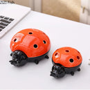 GobekUsa Ladybug Ceramic Ashtray - Windproof Desk Decoration & Smoking Accessory