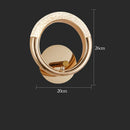 GobekUsa LED Ring and Moon Lamps Set - Modern Acrylic+Alloy Lighting Collection