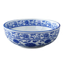 GobekUsa Blue and White Ceramic Soup Bowl - Perfect for Noodles and Soups