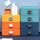GobekUsa Desktop Cosmetic Storage Box: Small Plastic Jewelry & Makeup Organizer