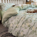 GobekUsa Boho Pattern Printed Cotton Bedding Set for Queen King Bed Linens