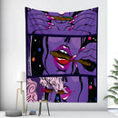 GobekUsa Abstract Woman Tarot Card Tapestry Wall Hanging for Boho Room Decor