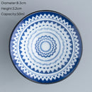 GobekUsa Blue & White Ceramic Kung Fu Tea Cup, Japanese Style Porcelain Sake Espresso Mug