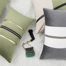GobekUsa Luxe Gray & White Cushion Cover 45X45CM for Modern Home Decor & Sofa