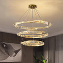 GobekUsa Crystal Chandelier: Luxury Pendant Lamp for Living Room and Bedroom