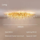 GobekUsa Crystal Dendritic Chandelier: Modern Luxe for Living Room, Dining Room, Bedroom, Hotel Lobby