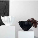 GobekUsa Black Resin Bud Vase Modern Room Decor Flowers Arrangement Desk Vase