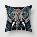 GobekUsa Geometric Square Pillowcase Ethnic Retro Sofa Pillow Cover 45x45cm Home Decor