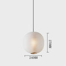 GobekUsa Black Glass Ball Nordic Design LED Table Light for Bedroom and Living Room
