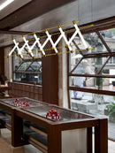 GobekUsa LED Chandelier: Modern Nordic Industrial Pendant Light for Dining Room and Bar