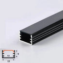 GobekUsa LED Aluminum Profile Recessed U/YW-Shape Hidden Channel Milky Cover Bar Strip Light
