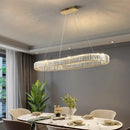 GobekUsa Crystal Chandelier: Modern Home Decoration Pendant Lights for Living and Dining Room
