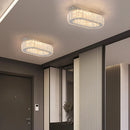 GobekUsa Crystal Ceiling Chandelier: Modern LED Light with RC Dimming for Luxe Home Decor