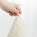 GobekUsa Cozy Faux Lamb Wool Bedside Rug for Bedroom Decor Anti-Slip Soft Living Room Carpet