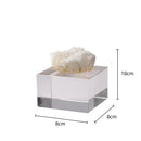 GobekUsa Clear Crystal Coralline Ornaments for Home Decor