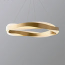 GobekUsa Black Circle Chandelier Luxury Pendant Light for Home Decor