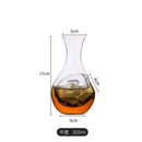 GobekUsa Crystal Glass Wine Decanter & Sake Glass Set- Hamster Nest Design