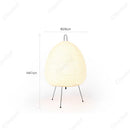 GobekUsa Akari Noguchi Table Lamp: Japanese Design Rice Paper Standing Light for Home & Bar Décor