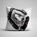 GobekUsa Gray Marble Black Agate Pillow Case for Home Sofa Chair Decor