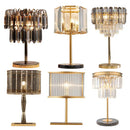 GobekUsa Crystal Bar Table Lamp Luxury Dimmable 2700K Desk Light Elegant Home Decor