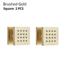 GobekUsa Brass Body Round Shower SPA Jets for Luxurious Bathroom Massage Experience