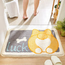 GobekUsa Cartoon Animal Bathroom Carpet - Non-slip Absorbent Soft Bath Rug