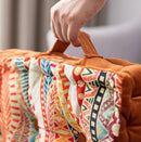 GobekUsa Bohemian Mandala Velvet Floor Cushion for Reading Nook and Party Decor