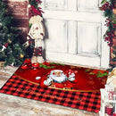 GobekUsa Christmas Snowman Non-slip Floor Mat