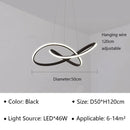 GobekUsa LED Pendant Light Modern Luster for Living Dining Hall Bedroom Hotel Decor