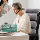 GobekUsa Lumbar Support Pillow - Adjustable Back Support for Office Chair