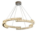 GobekUsa Crystal Chandelier: Modern Luxury Living Room Lamps for Bedroom and Dining Room