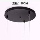 GobekUsa Black Round Ceiling Plate: Sleek and Functional Addition to Your Lighting Setup