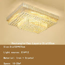 GobekUsa Crystal LED Chandelier Cake Ceiling Lamp for Living Room Bedroom Kitchen Hotel